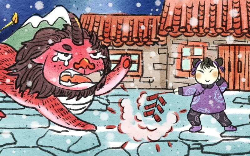 Top 3 Famous Chinese New Year Stories: Legend of Monster Nian
